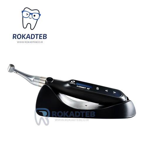 اپکس موتور بیسیم E-CONNECT SE با هندپیس اندو چرخشی 360 درجه و نمایشگر دیجیتال OLED – فروش تجهیزات دندانپزشکی رکاد طب مشهد